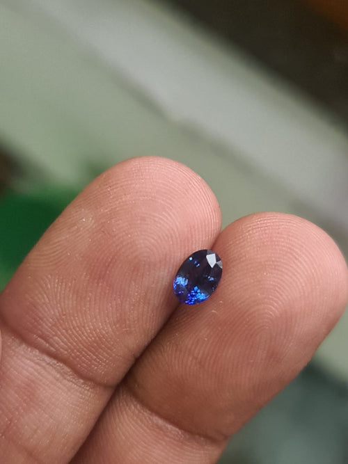 GS-000004 oval blue sapphire — second owner-supplied view